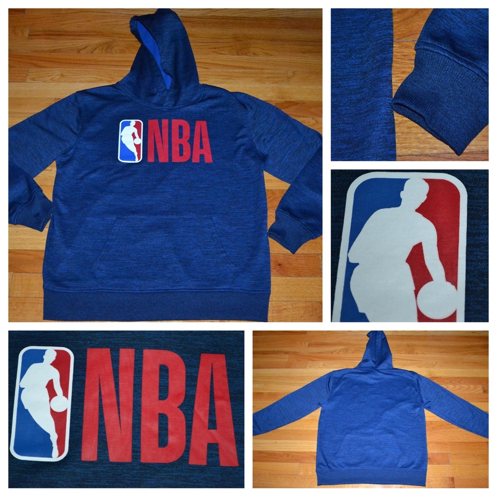 Men’s NBA logo hoodie sweatshirt, size M